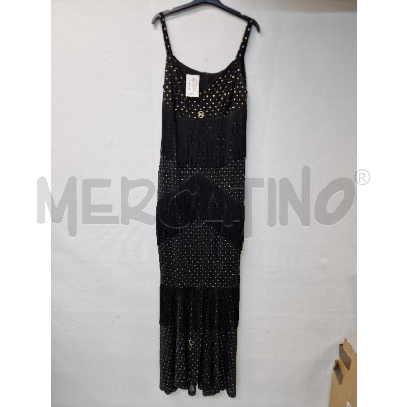 VESTITO DONNA NERO DORATO RB ROBERTA BIAGI | Mercatino dell'Usato Acerra 1