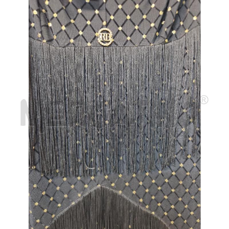 VESTITO DONNA NERO DORATO RB ROBERTA BIAGI | Mercatino dell'Usato Acerra 3