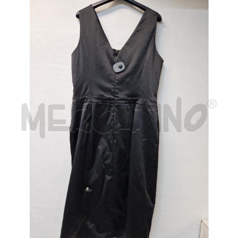 VESTITO DONNA NERO PIEGATURE STRASS CAMOMILLA | Mercatino dell'Usato Acerra 2