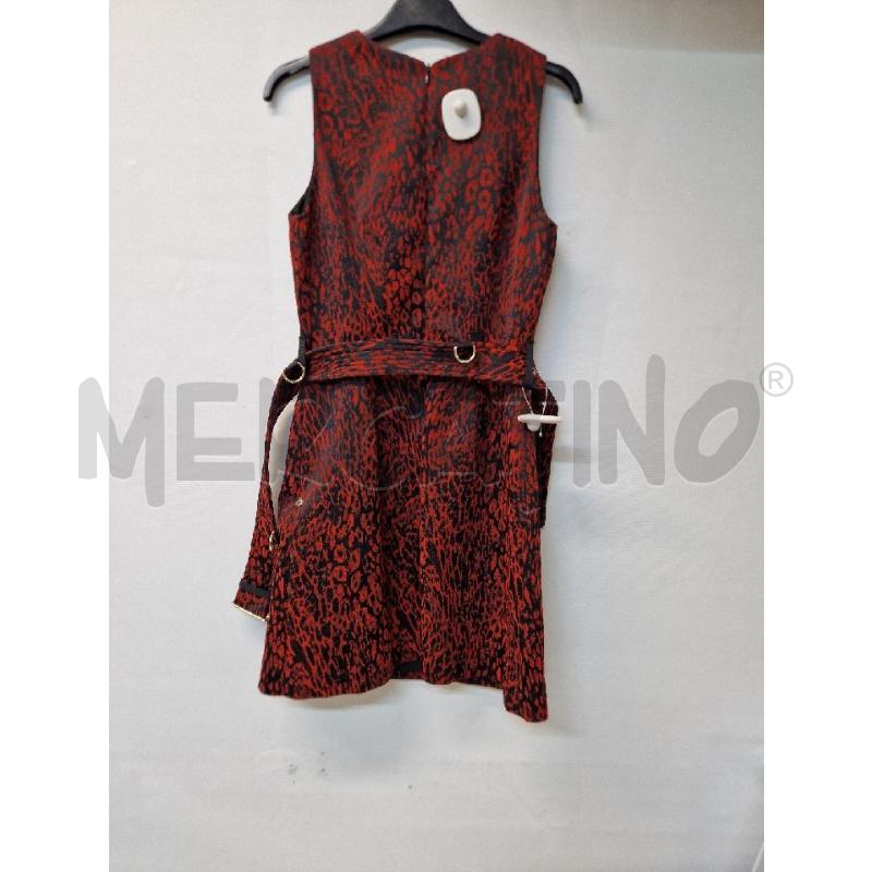VESTITO DONNA NERO ROSSO ATOS LOMBARDINI | Mercatino dell'Usato Acerra 2
