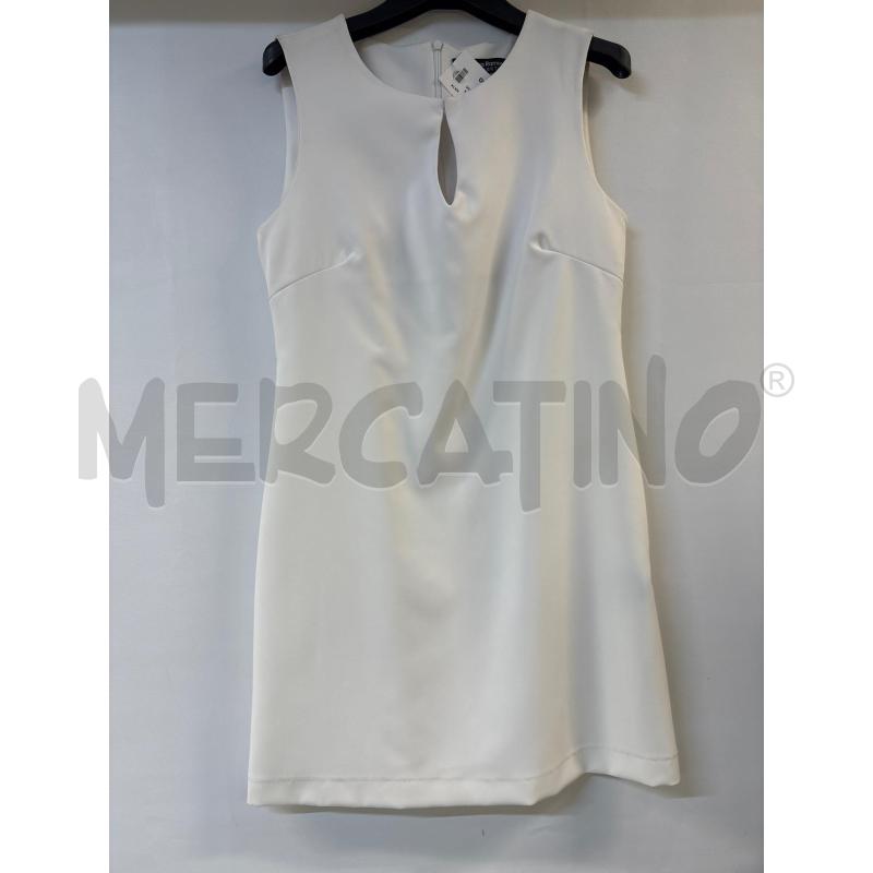 VESTITO DONNA NINA RAMIREZ BIANCO | Mercatino dell'Usato Acerra 1