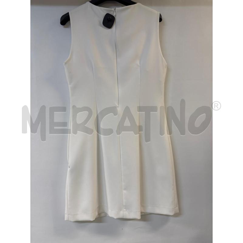 VESTITO DONNA NINA RAMIREZ BIANCO | Mercatino dell'Usato Acerra 2