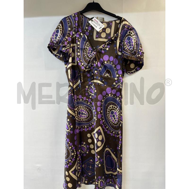 VESTITO DONNA OLTRE MARRONE VIOLA | Mercatino dell'Usato Acerra 1