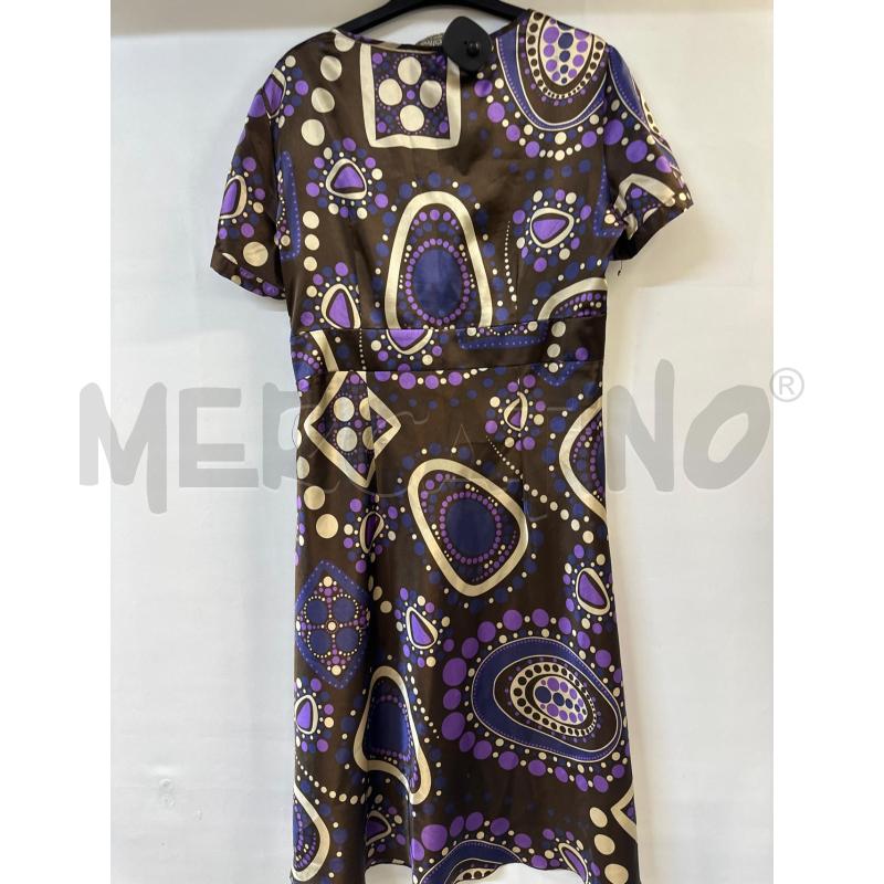 VESTITO DONNA OLTRE MARRONE VIOLA | Mercatino dell'Usato Acerra 2