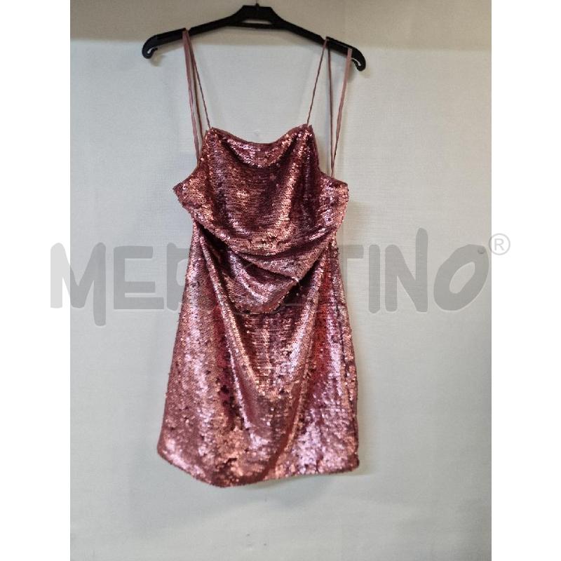 VESTITO DONNA PAIETTE ROSA ASOS  | Mercatino dell'Usato Acerra 1