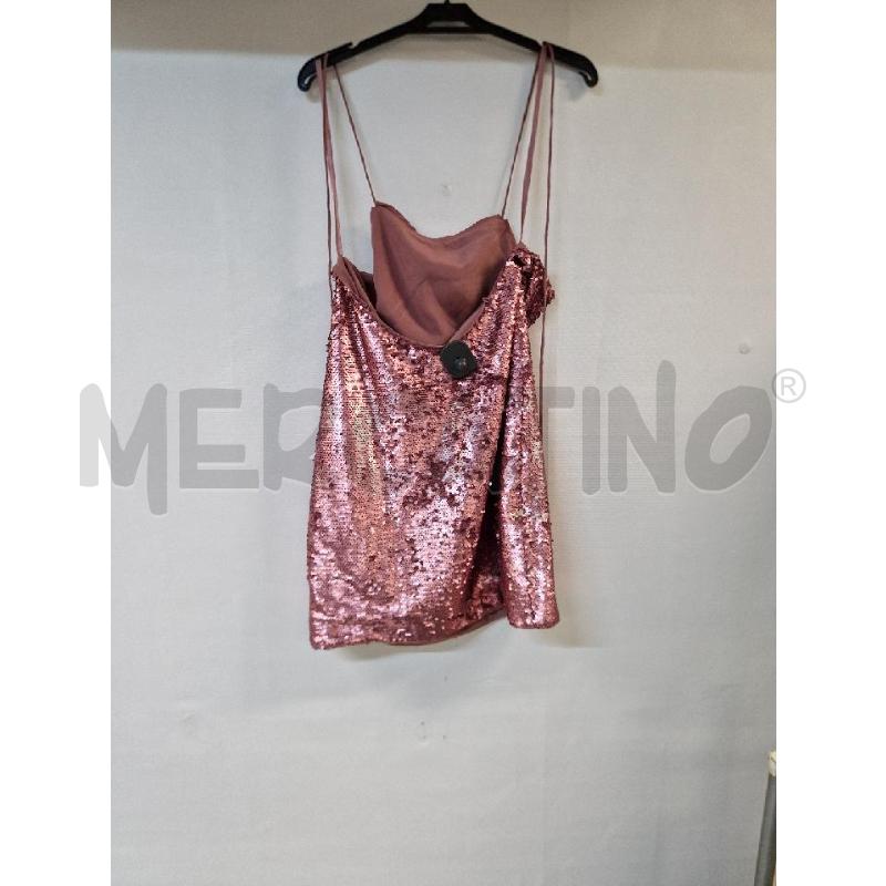 VESTITO DONNA PAIETTE ROSA ASOS  | Mercatino dell'Usato Acerra 2