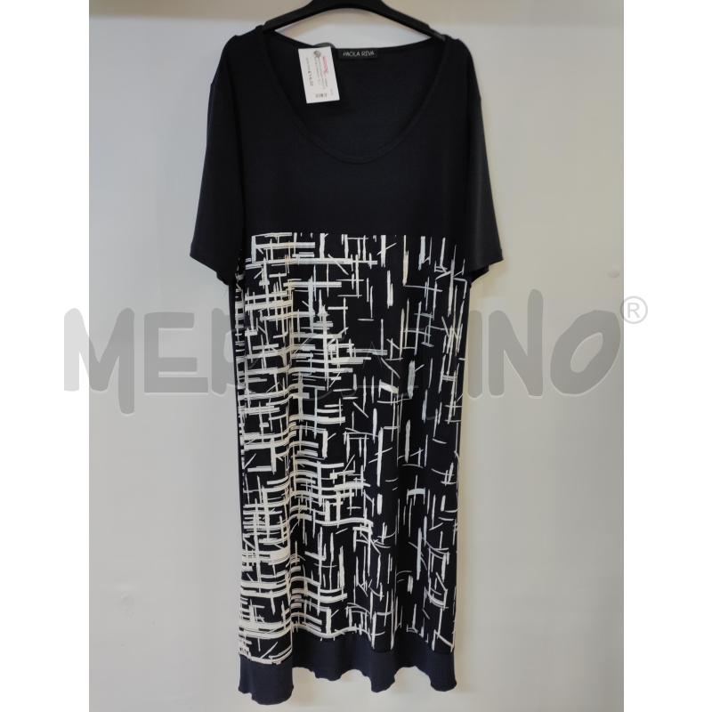 VESTITO DONNA PAOLA RIVA BLU BIANCO | Mercatino dell'Usato Acerra 1