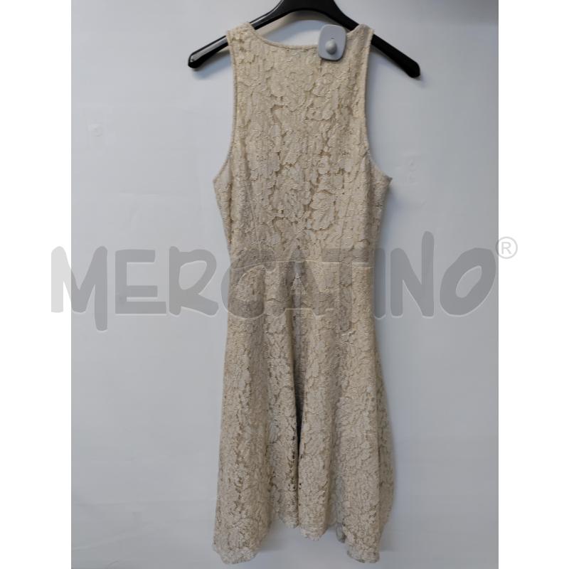VESTITO DONNA PATRIZIA PEPE BEIGE DORATO | Mercatino dell'Usato Acerra 2