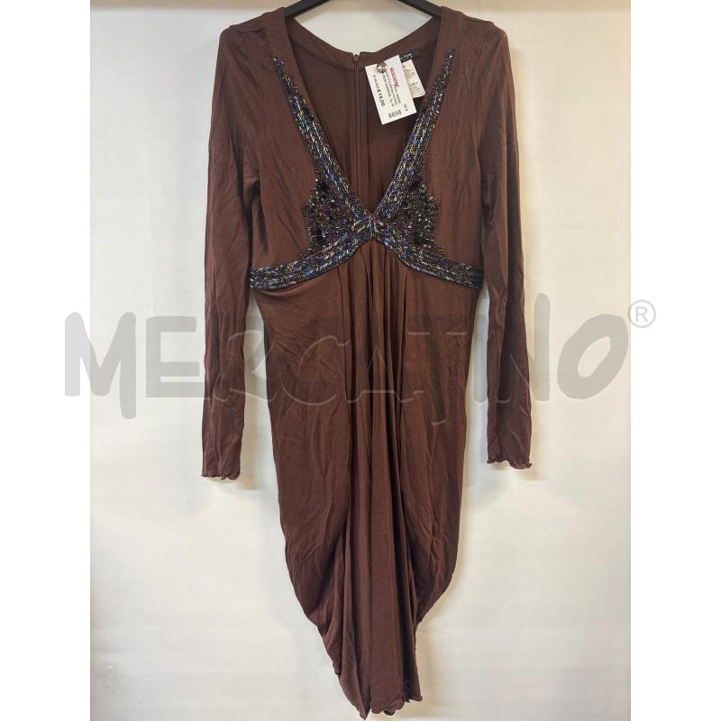 VESTITO DONNA PATRIZIA PEPE MARRONE | Mercatino dell'Usato Acerra 1