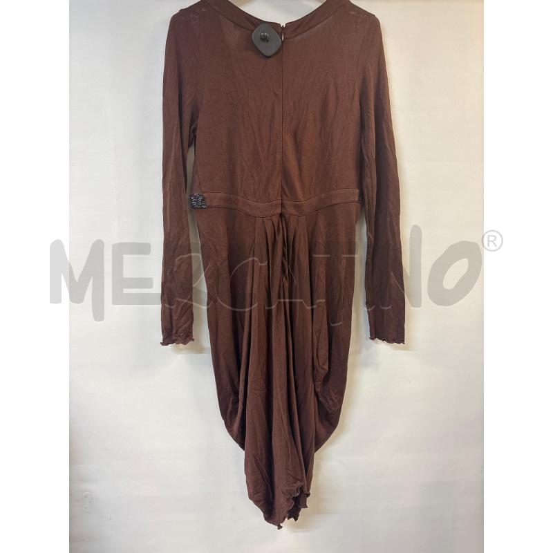 VESTITO DONNA PATRIZIA PEPE MARRONE | Mercatino dell'Usato Acerra 2