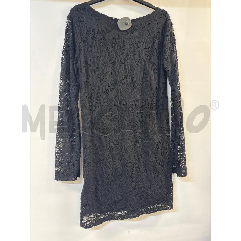 VESTITO DONNA PATRIZIA PEPE NERO MERLETTO | Mercatino dell'Usato Acerra 2