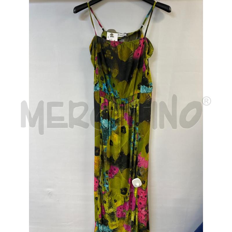 VESTITO DONNA PINKO VERDE FUXIA GIALLO | Mercatino dell'Usato Acerra 1