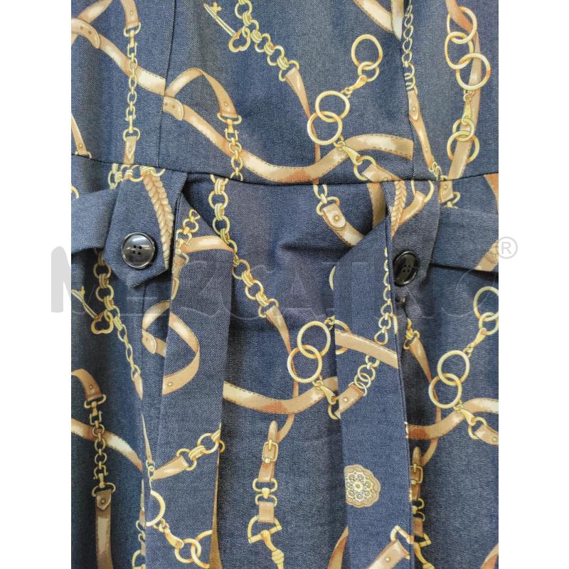 VESTITO DONNA REBEKA ROSS DENIM BLU CATENE | Mercatino dell'Usato Acerra 2