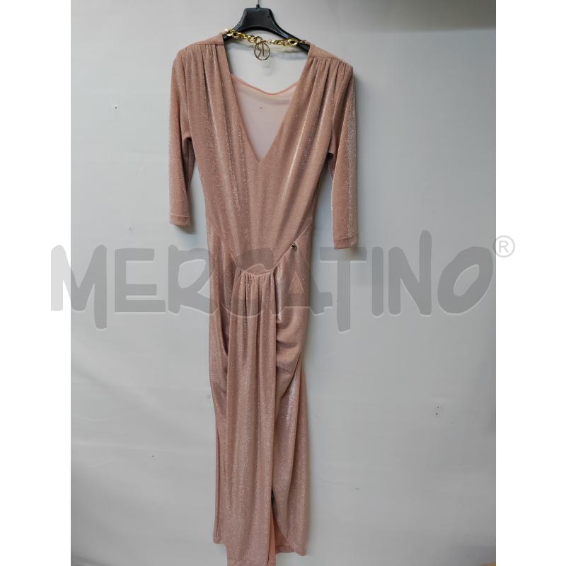 VESTITO DONNA RELISH ROSA LAMINATOÙ | Mercatino dell'Usato Acerra 2