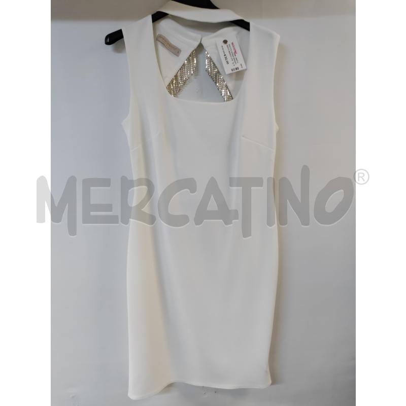 VESTITO DONNA RINASCIMENTO BIANCO STRASS SCHIENA | Mercatino dell'Usato Acerra 1