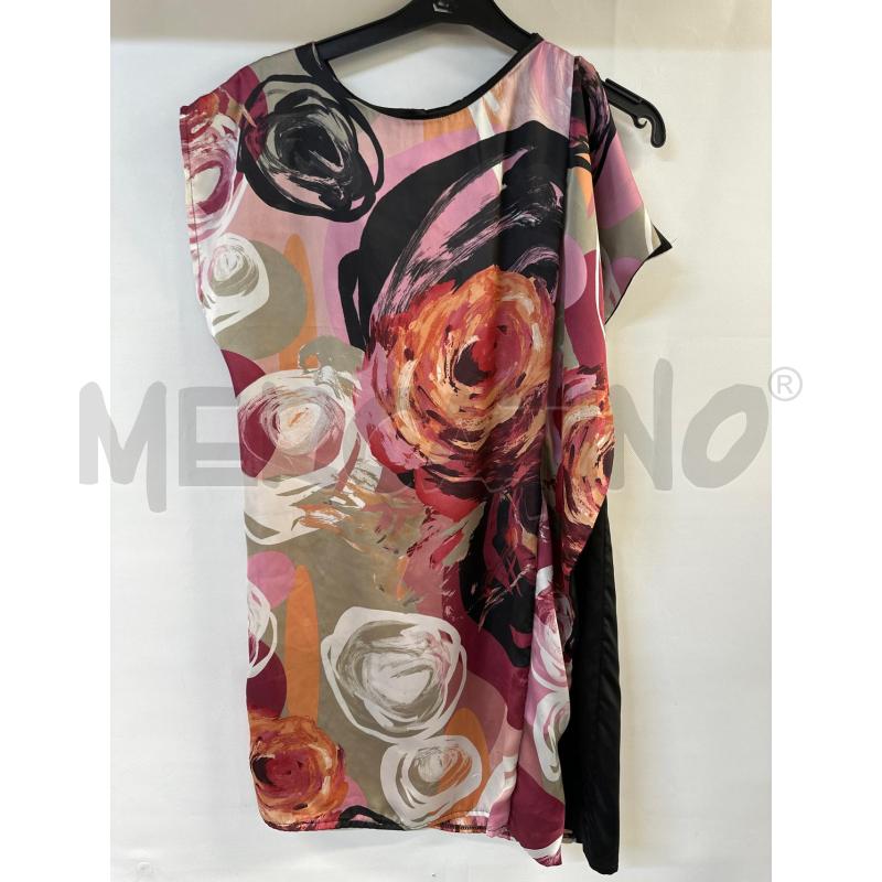 VESTITO DONNA RINASCIMENTO ROSA VIOLA NERO | Mercatino dell'Usato Acerra 1