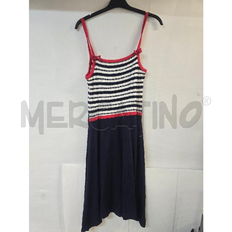 VESTITO DONNA ROCCOBAROCCO BLU BIANCO | Mercatino dell'Usato Acerra 1