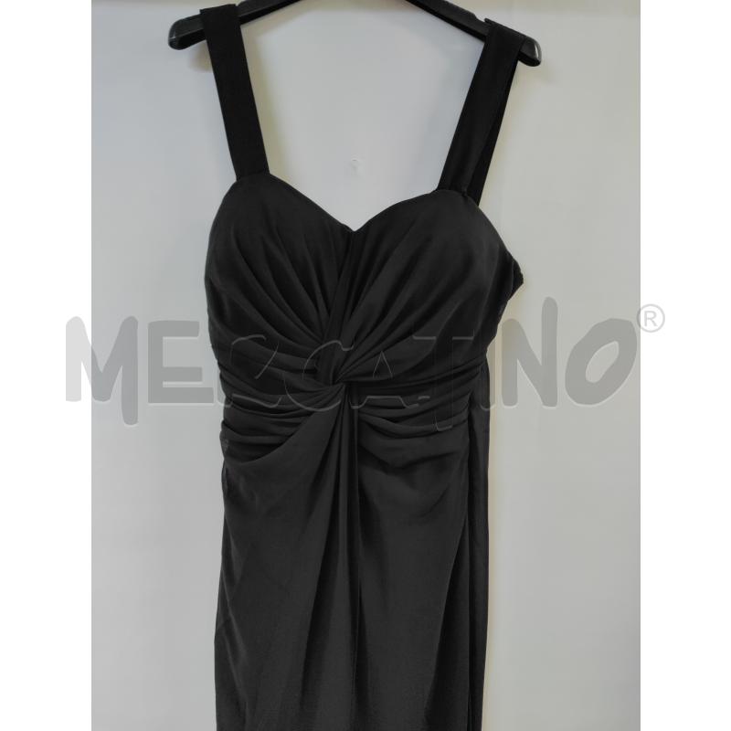 VESTITO DONNA ROMEO GIGLI NERO CON NODO LUNGO | Mercatino dell'Usato Acerra 2