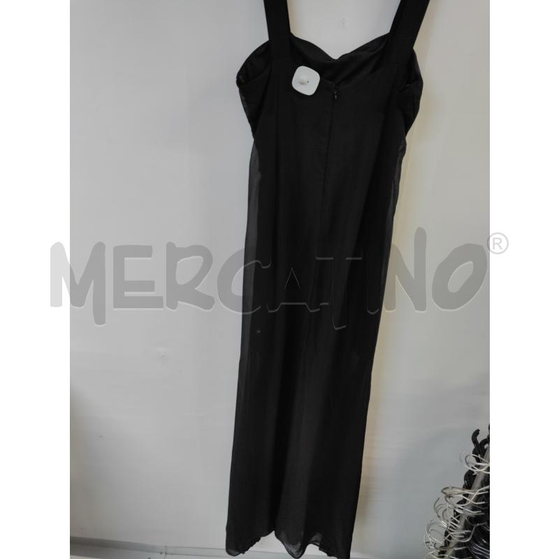 VESTITO DONNA ROMEO GIGLI NERO CON NODO LUNGO | Mercatino dell'Usato Acerra 3