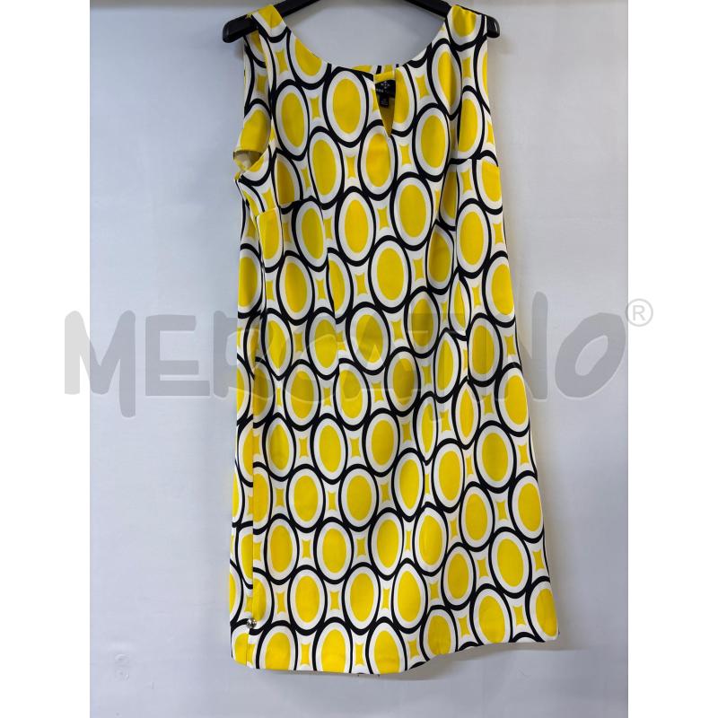 VESTITO DONNA RONNI NICOLE GIALLO NERO | Mercatino dell'Usato Acerra 1