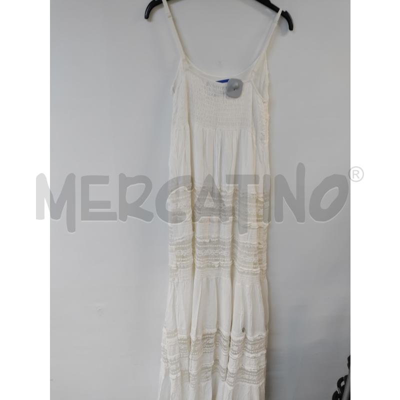 VESTITO DONNA SANDRO FERRONE BIANCO RICAMATO | Mercatino dell'Usato Acerra 2