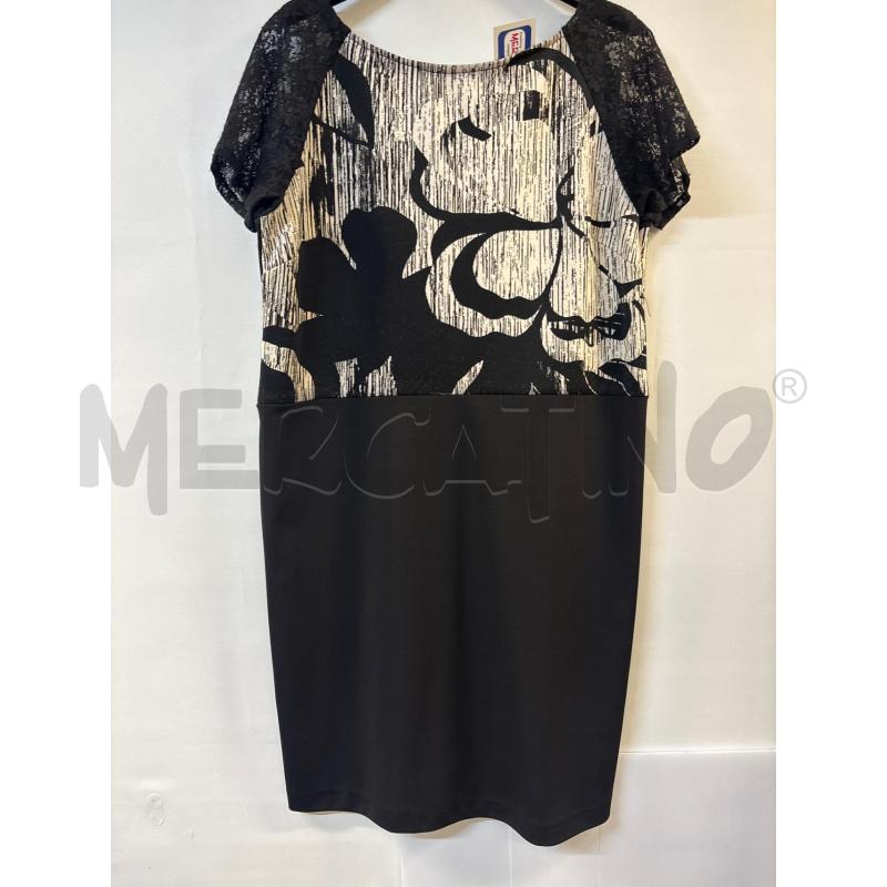 VESTITO DONNA SIMONA GRIMALDI NERO BIANCO | Mercatino dell'Usato Acerra 1