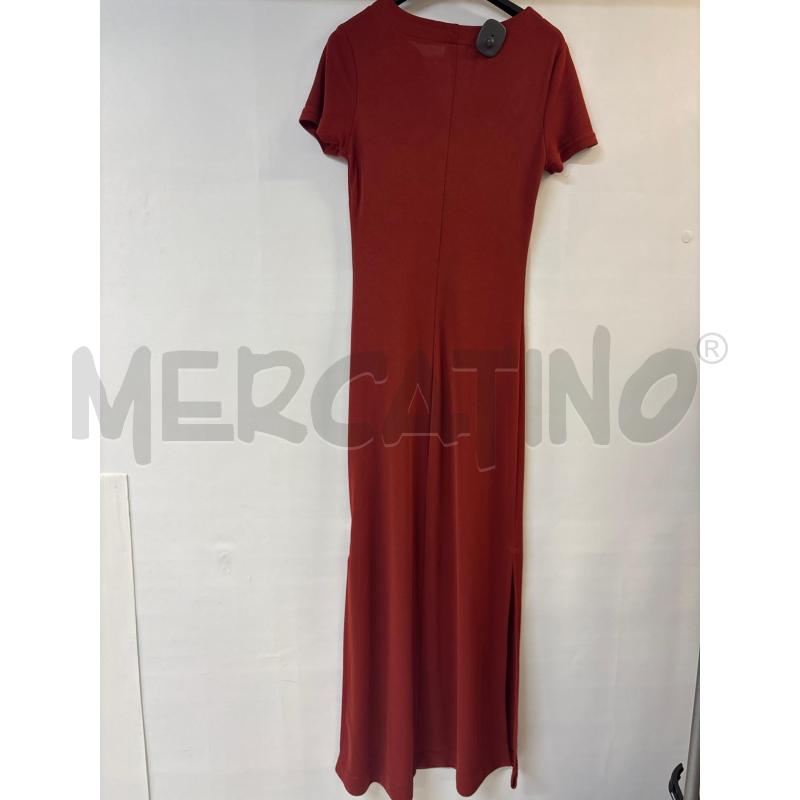 VESTITO DONNA STEFANEL ROSSO LUNGO | Mercatino dell'Usato Acerra 3