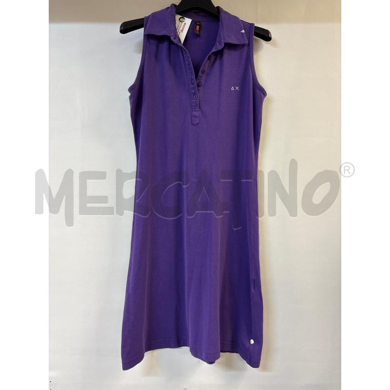 VESTITO DONNA SUN68 VIOLA SMANICATA | Mercatino dell'Usato Acerra 1