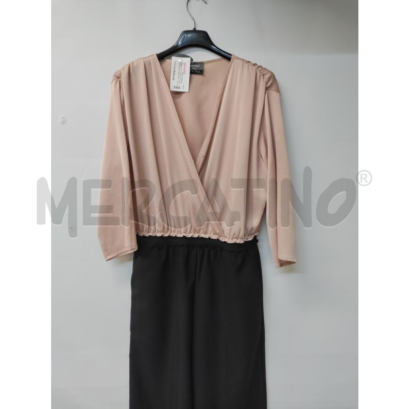 VESTITO DONNA TUTA NERO ROSA CAMOMILLA | Mercatino dell'Usato Acerra 2