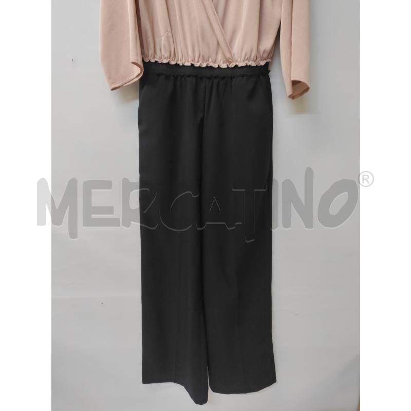 VESTITO DONNA TUTA NERO ROSA CAMOMILLA | Mercatino dell'Usato Acerra 3
