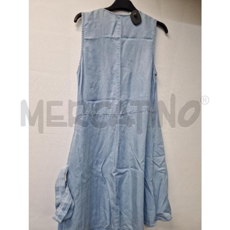 VESTITO DONNA VERO MODA DENIM CHIARO CON CINTURA | Mercatino dell'Usato Acerra 2