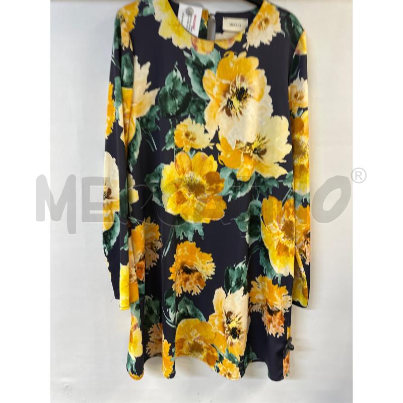 VESTITO DONNA VICOLO BLU FIORI GIALLO | Mercatino dell'Usato Acerra 1