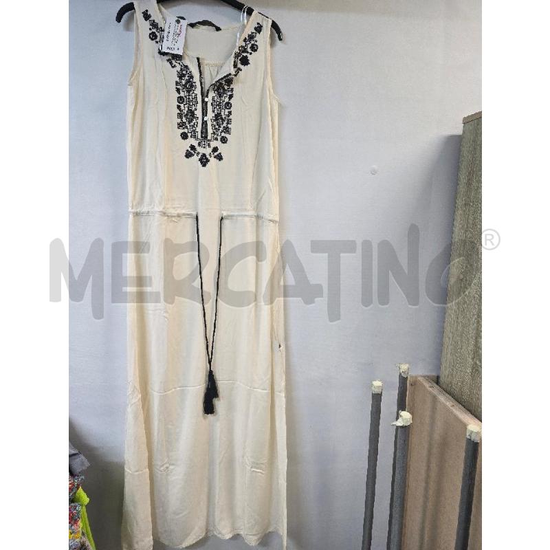 VESTITO DONNA ZARA BASICBEIGE NERO LUNGO | Mercatino dell'Usato Acerra 1