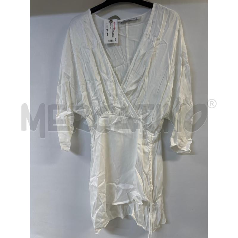VESTITO DONNA ZARA BIANCO | Mercatino dell'Usato Acerra 1