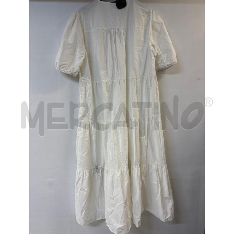 VESTITO DONNA ZARA BIANCO LUNGO | Mercatino dell'Usato Acerra 2