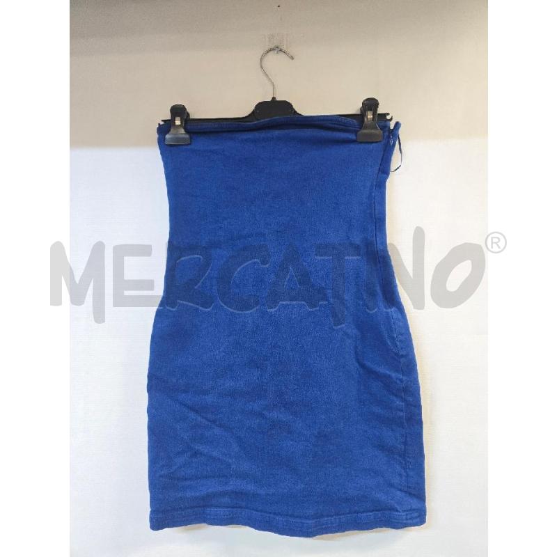 VESTITO DONNA ZARA DENIM BLU | Mercatino dell'Usato Acerra 1