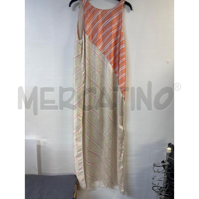 VESTITO DONNA ZARA LUNGO ROSA BEIGE | Mercatino dell'Usato Acerra 1