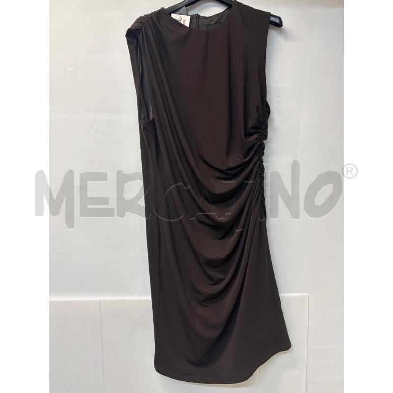 VESTITO DONNA ZARA MARRONE ELASTICO | Mercatino dell'Usato Acerra 1