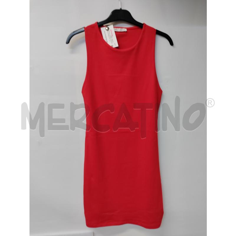 VESTITO DONNA ZARA ROSSO SMANICATO | Mercatino dell'Usato Acerra 1