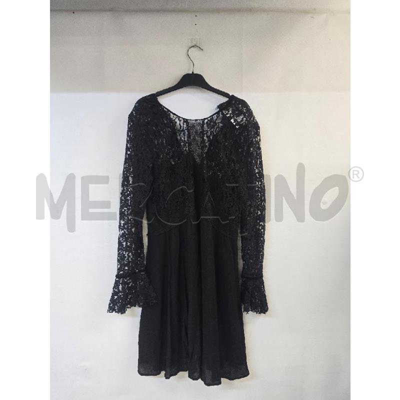 VESTITO DONNA ZARA WOMAN NERO MERLETTO | Mercatino dell'Usato Acerra 1