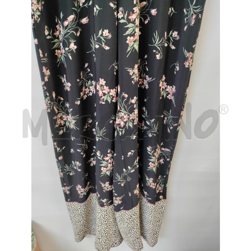 VESTITO PANTA DONNA NERO FIORI KOCCA | Mercatino dell'Usato Acerra 2