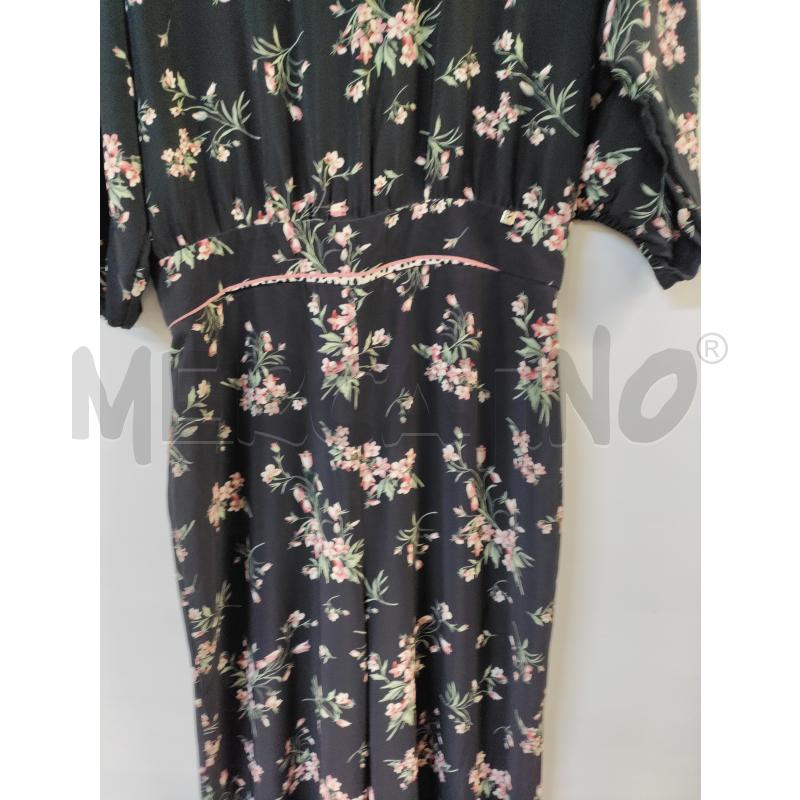 VESTITO PANTA DONNA NERO FIORI KOCCA | Mercatino dell'Usato Acerra 3