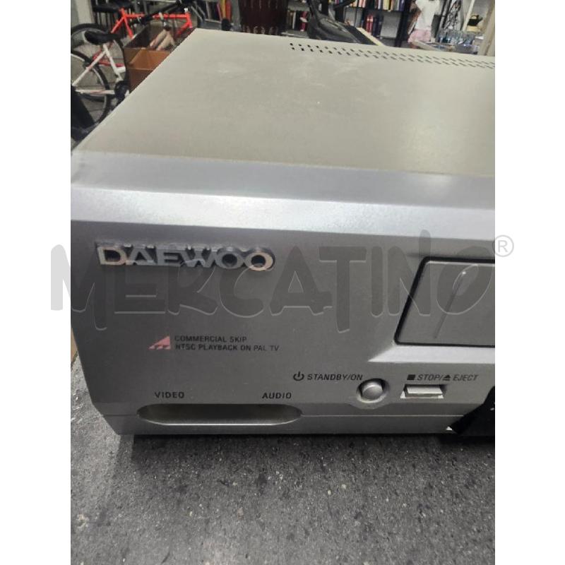 VIDEOREGISTRATORE DAEWOO GRIGIO SENZA TELECOMANDO | Mercatino dell'Usato Acerra 2