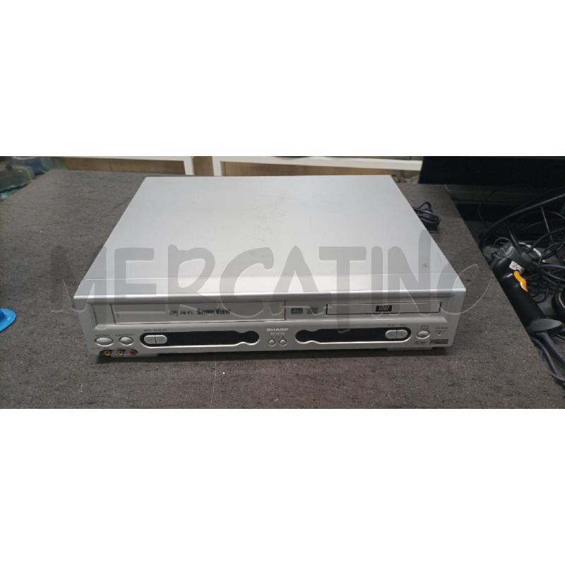 VIDEOREGISTRATORE + DVD SHARP DV-NC55 SENZA TELECOMANDO | Mercatino dell'Usato Acerra 1