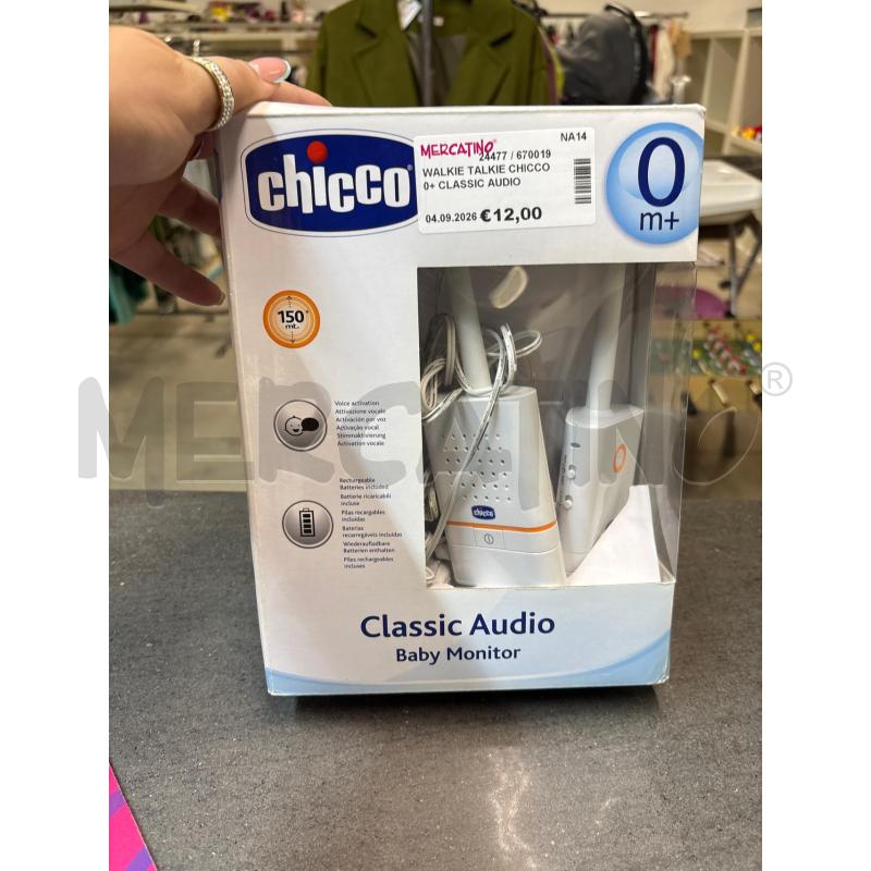 WALKIE TALKIE CHICCO 0+ CLASSIC AUDIO | Mercatino dell'Usato Acerra 1