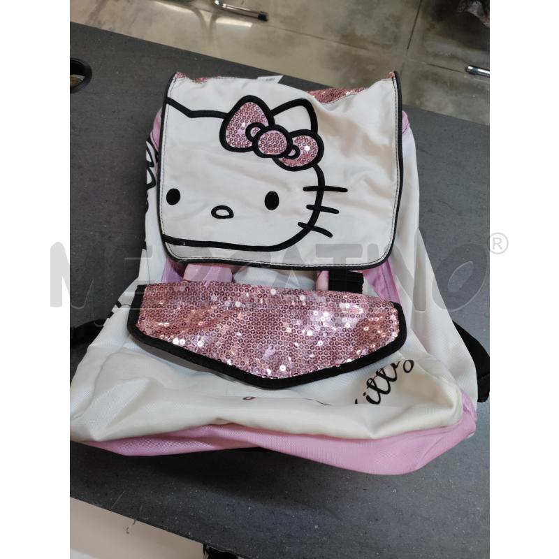 ZAINO HELLO KITTY BIANCO ROSA | Mercatino dell'Usato Acerra 1