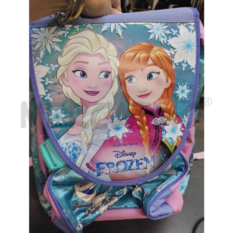 ZAINO SCUOLA DISNEY FROZENROSA CELESTE VIOLA | Mercatino dell'Usato Acerra 1