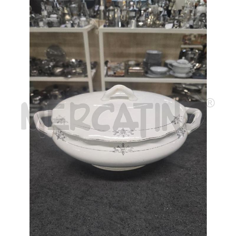 ZUPPIERA BIANCA DECORI SILVER 2 MANICI  | Mercatino dell'Usato Acerra 1