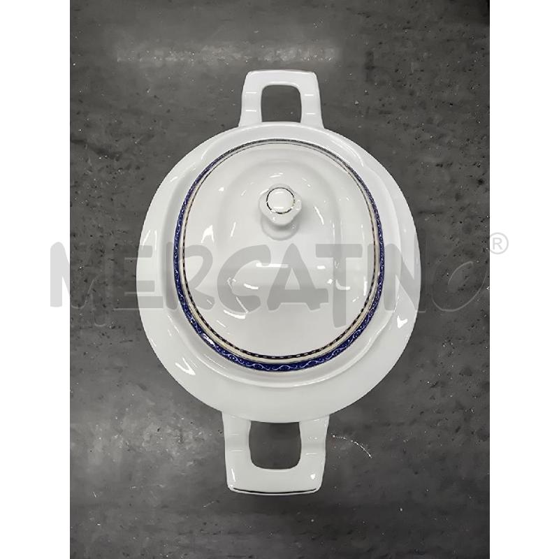 ZUPPIERA BIANCA RIGA BLU BEIGE | Mercatino dell'Usato Acerra 1