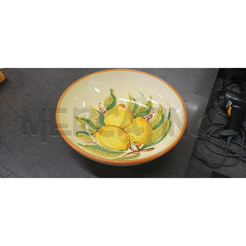 ZUPPIERA GIALLO DEC. LIMONI SCRITTA VIETRI | Mercatino dell'Usato Acerra 1